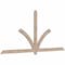 Ekena Millwork Redmond Smooth Timber Gable Bracket, Douglas Fir, 96"W x 44"H x 1 1/2"D x 3 1/2"F, 11/12 Pitch GBW096X44X0204RED00SDF - alternate 2